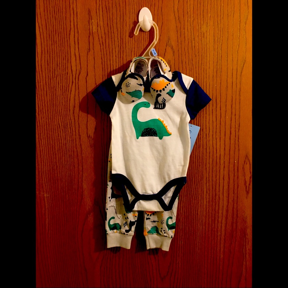 Baby boy outfit with matching shoes